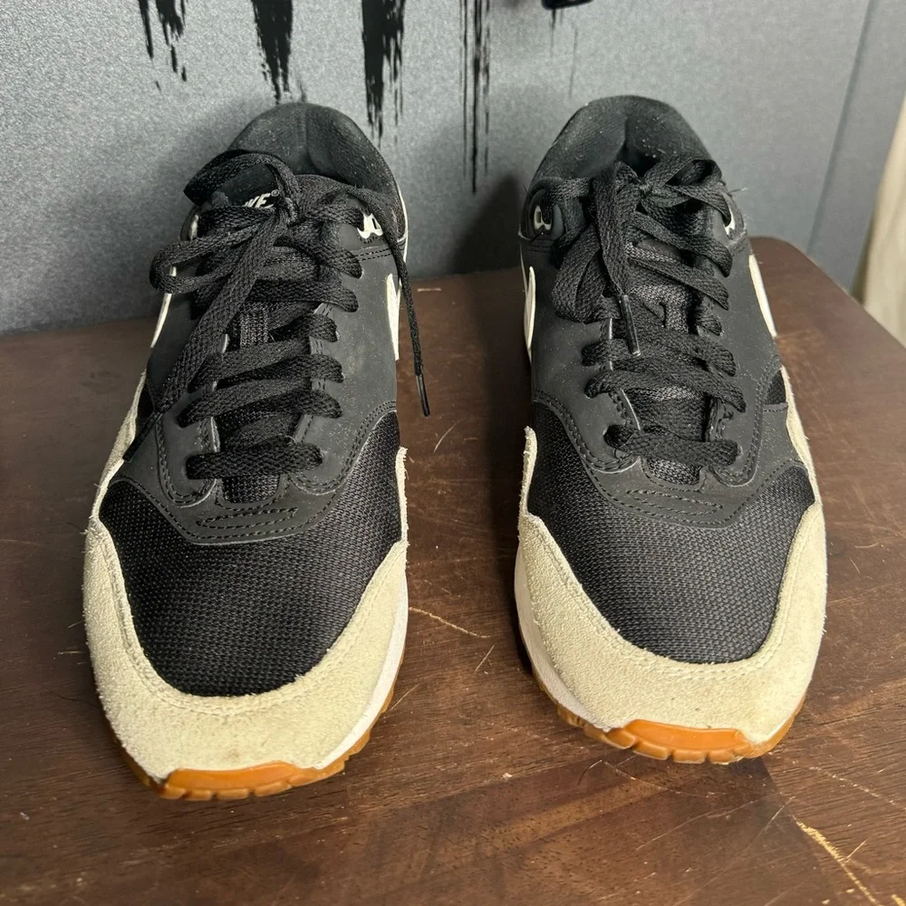 Nike Air Max 1 Black Light Bone 🦴 - Picture 6 of 10